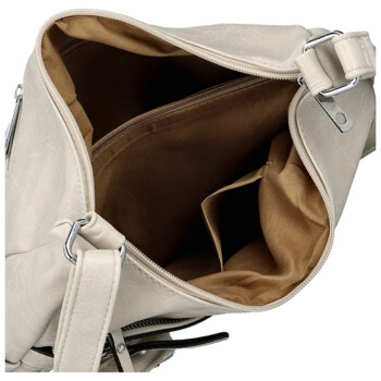 Dámska crossbody kabelka krémová - Firenze Olefis