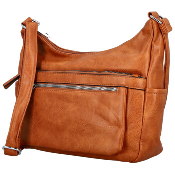 Dámska crossbody kabelka koňaková - Firenze Olefis