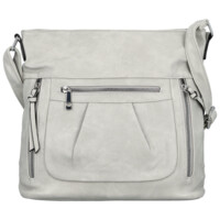 Dámska crossbody kabelka svetlo šedá - Firenze Angelis