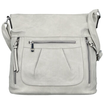 Dámska crossbody kabelka svetlo šedá - Firenze Angelis