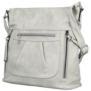Dámska crossbody kabelka svetlo šedá - Firenze Angelis
