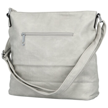 Dámska crossbody kabelka svetlo šedá - Firenze Angelis