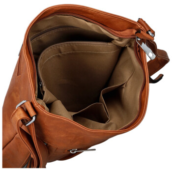 Dámska crossbody kabelka hnedá - Firenze Angelis