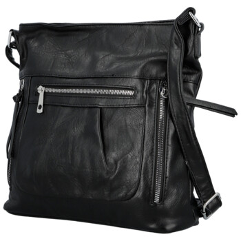 Dámska crossbody kabelka čierna - Firenze Angelis