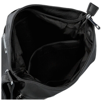 Dámska crossbody kabelka čierna - Firenze Angelis