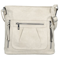 Dámska crossbody kabelka krémová - Firenze Angelis