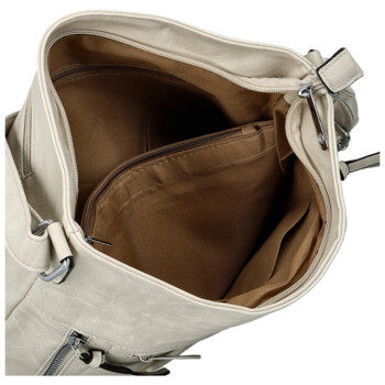 Dámska crossbody kabelka krémová - Firenze Angelis