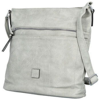 Dámska crossbody kabelka svetlo šedá - Firenze Trixana new