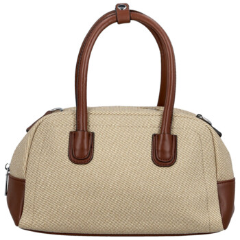 Dámska kabelka do ruky béžová/hnedá - Firenze Leesha