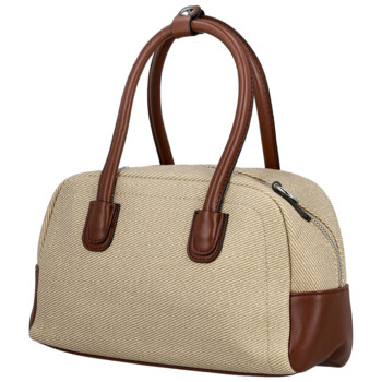 Dámska kabelka do ruky béžová/hnedá - Firenze Leesha