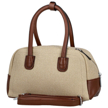 Dámska kabelka do ruky béžová/hnedá - Firenze Leesha