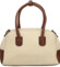 Dámska kabelka do ruky krémová/hnedá - Firenze Leesha