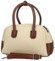 Dámska kabelka do ruky krémová/hnedá - Firenze Leesha