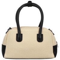 Dámska kabelka do ruky krémová/čierna - Firenze Leesha