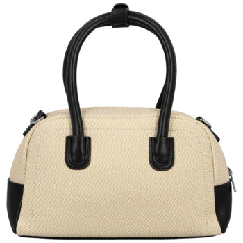 Dámska kabelka do ruky krémová/čierna - Firenze Leesha