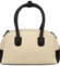 Dámska kabelka do ruky krémová/čierna - Firenze Leesha