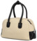Dámska kabelka do ruky krémová/čierna - Firenze Leesha