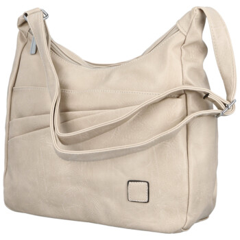 Dámska crossbody kabelka krémová - Firenze Ricco