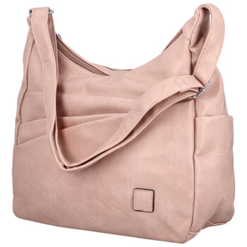 Dámska crossbody kabelka svetlo ružová - Firenze Ricco