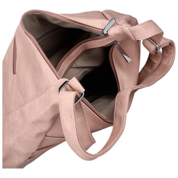 Dámska crossbody kabelka svetlo ružová - Firenze Ricco