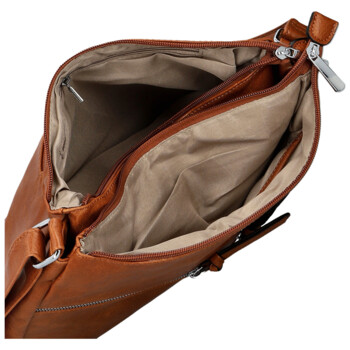 Dámska crossbody kabelka hnedá - Firenze Bessy