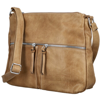 Dámska crossbody kabelka khaki - Firenze Bessy