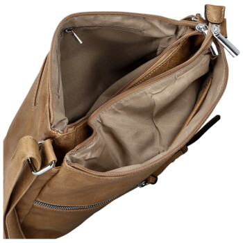 Dámska crossbody kabelka khaki - Firenze Bessy