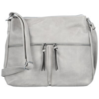 Dámska crossbody kabelka svetlo šedá - Firenze Bessy