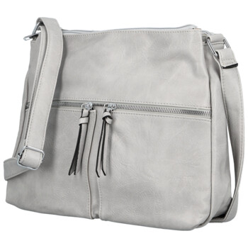 Dámska crossbody kabelka svetlo šedá - Firenze Bessy
