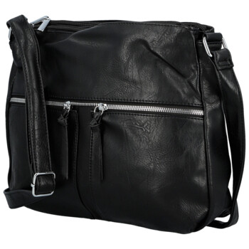 Dámska crossbody kabelka čierna - Firenze Bessy
