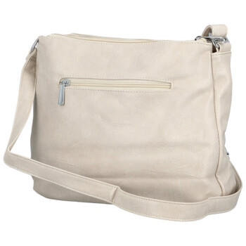 Dámska crossbody kabelka krémová - Firenze Bessy
