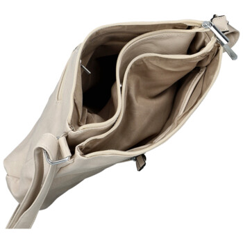 Dámska crossbody kabelka krémová - Firenze Bessy