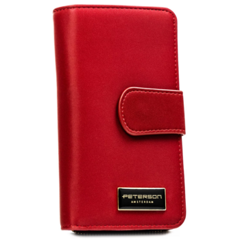 Dámska kožená peňaženka červená - Peterson Kosina