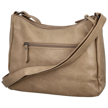 Dámska crossbody kabelka taupe - Enrico Benetti Jules