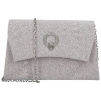 Dámska listová kabelka tmavo strieborná - Michelle Moon Kaylyn