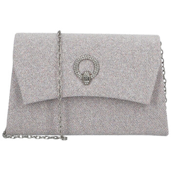 Dámska listová kabelka tmavo strieborná - Michelle Moon Kaylyn