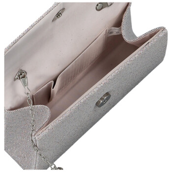 Dámska listová kabelka tmavo strieborná - Michelle Moon Kaylyn