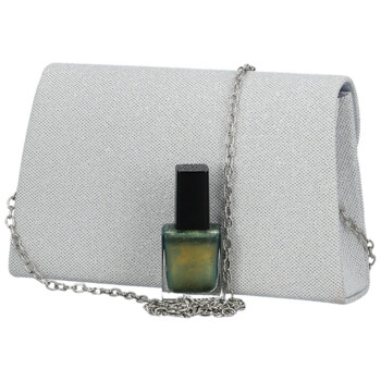 Dámska listová kabelka strieborná - Michelle Moon Kaylyn