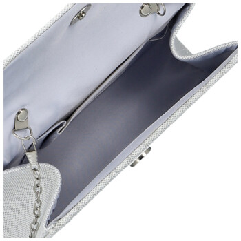 Dámska listová kabelka strieborná - Michelle Moon Kaylyn