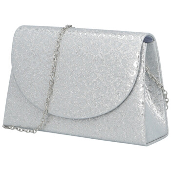 Dámska listová kabelka strieborná - Michelle Moon Kirke