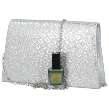 Dámska listová kabelka strieborná - Michelle Moon Kirke