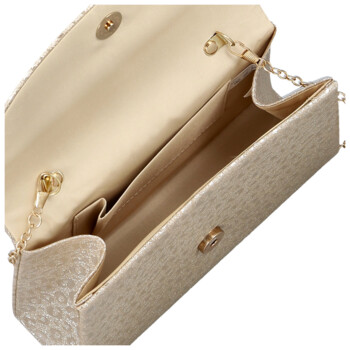 Dámska listová kabelka zlatá - Michelle Moon Kirke