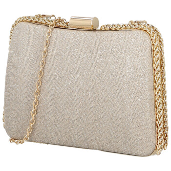 Dámska listová kabelka zlatá - Michelle Moon Patrice