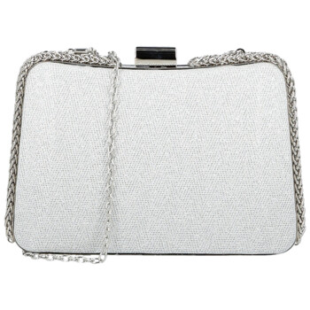 Dámska listová kabelka strieborná - Michelle Moon Patrice