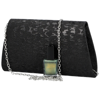 Dámska listová kabelka čierna - Michelle Moon Lenta