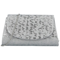 Dámska listová kabelka strieborná - Michelle Moon Lenta