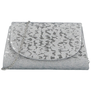 Dámska listová kabelka strieborná - Michelle Moon Lenta