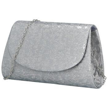 Dámska listová kabelka strieborná - Michelle Moon Lenta