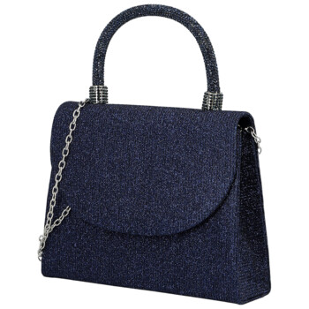 Dámska listová kabelka tmavo modrá - Michelle Moon Aleksa