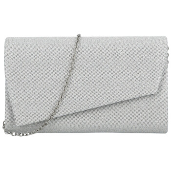 Dámska listová kabelka strieborná - Michelle Moon Keyra